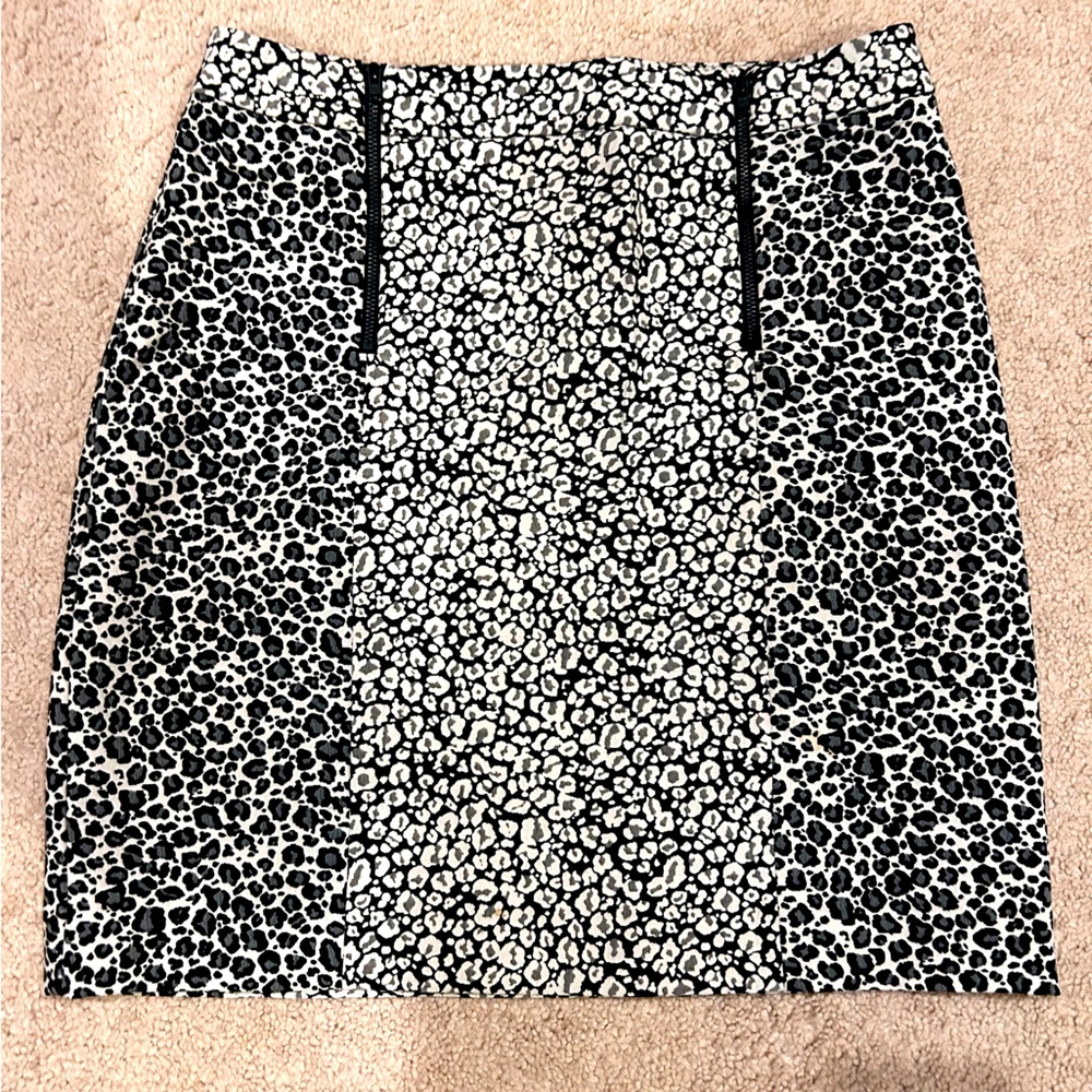 Ann Taylor mini skirt.  Super cute with a pair of boots!